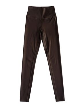 Vintage Alo Yoga High Waist Shine Leggings Brown Size M